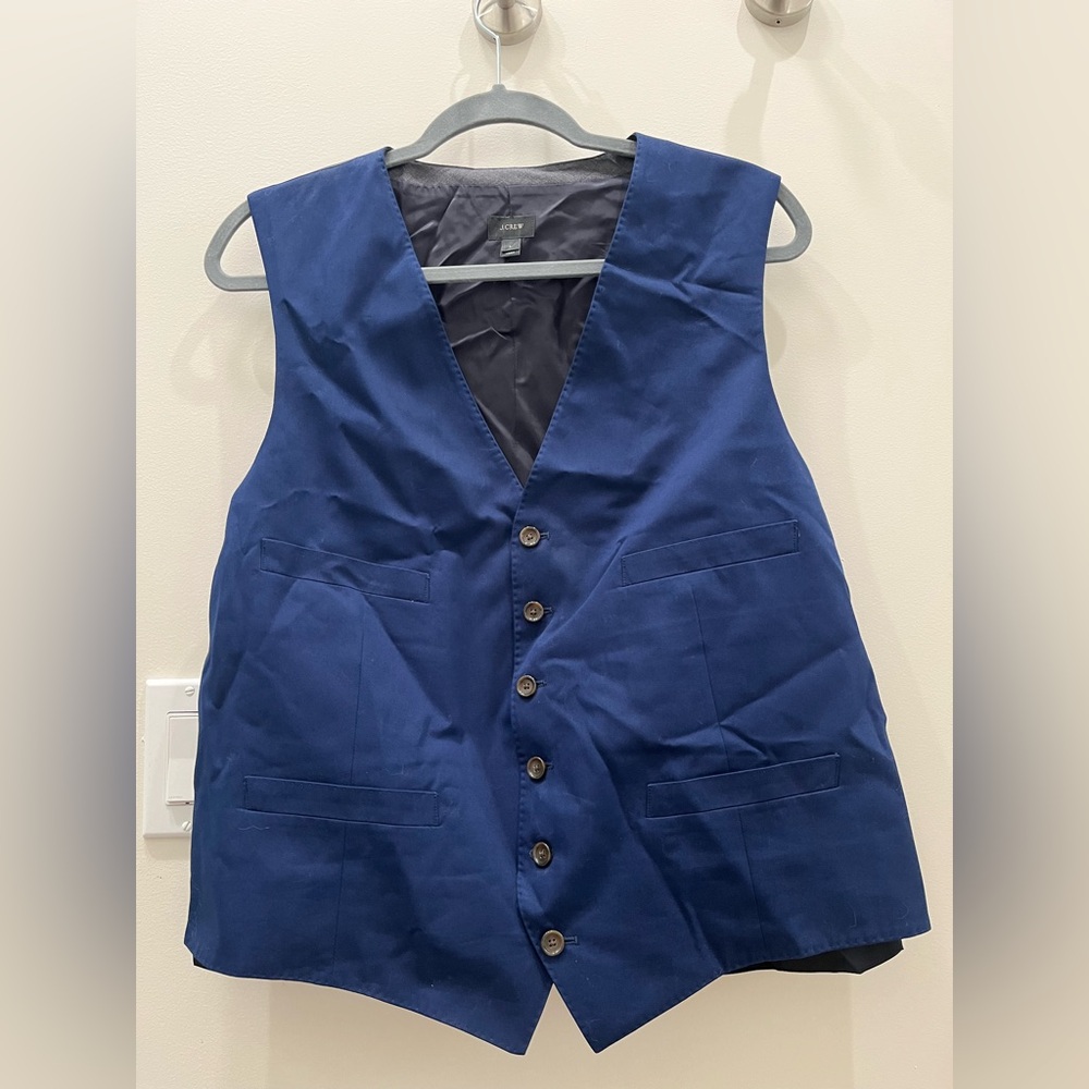 J. Crew Blue Men's Vest